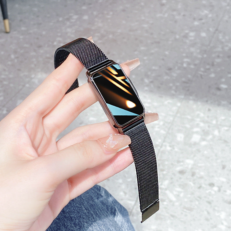 Femmes Smart Bracelet Design Fashionable Surveillance de la fréquence cardiaque