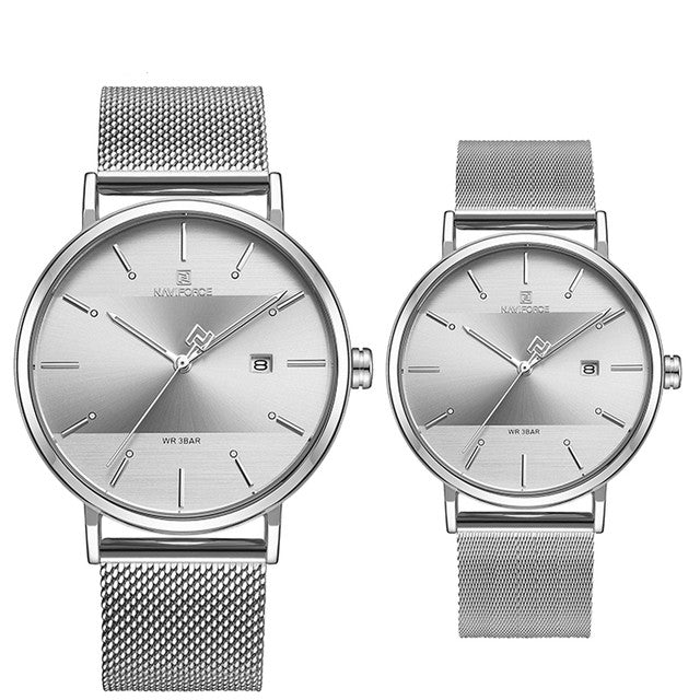 Casual Mode Unisexe montre couple Quartz montre