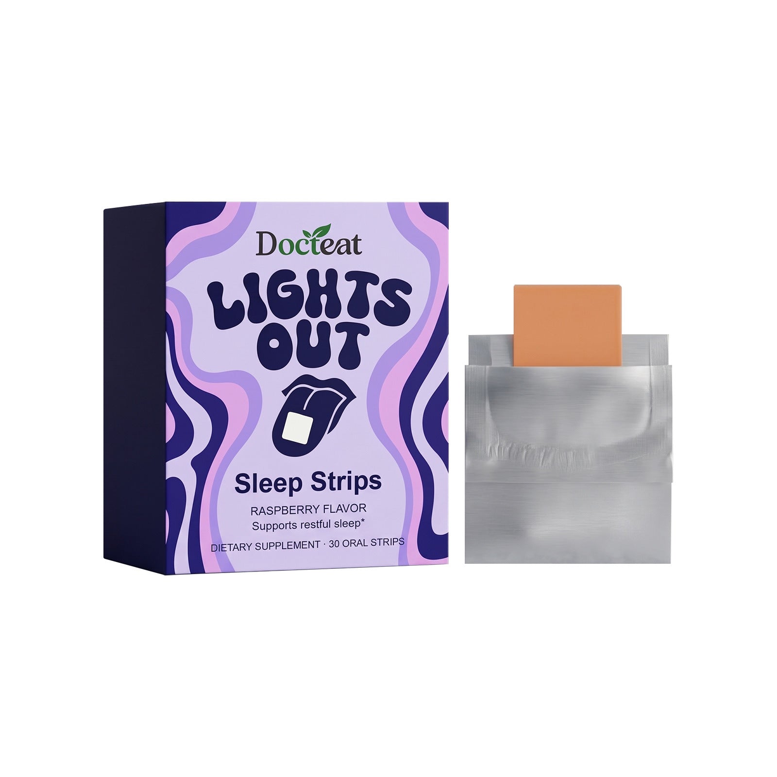 Ingrédients doux Nurture Repos Nuit Portable Sommeil Confortable et oral Dissolvi