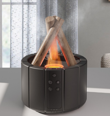 Simulated Flame Aromatherapy Machine Accueil Bureau Humidificateur de bureau