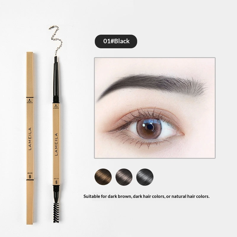 L'eau et la preuve de la sueur Crayon de sourcils ultra fin