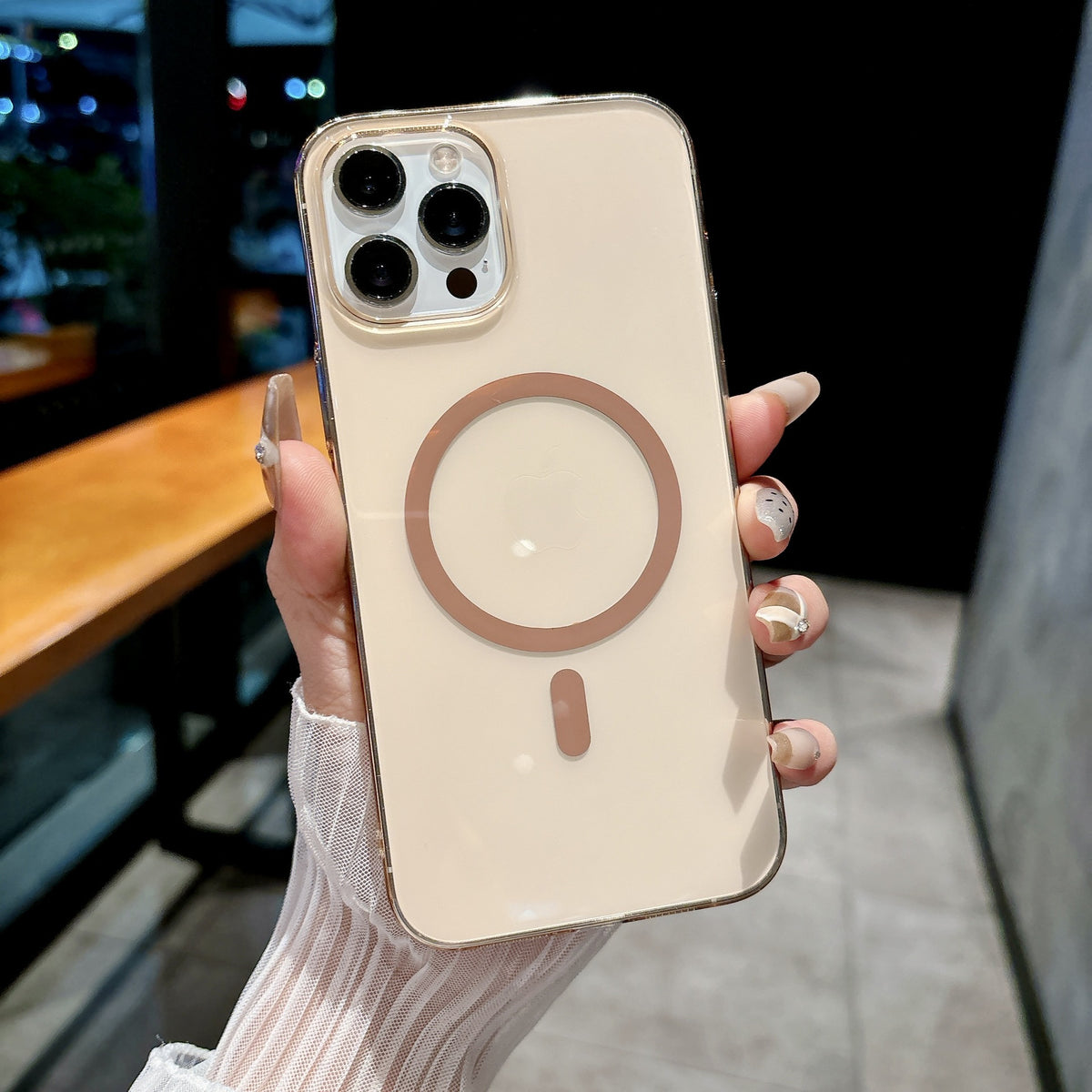 PC Clear Magnetic Protective Phone Case