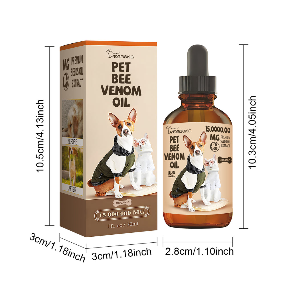Huile de joint d'abeille pour chiens et chats