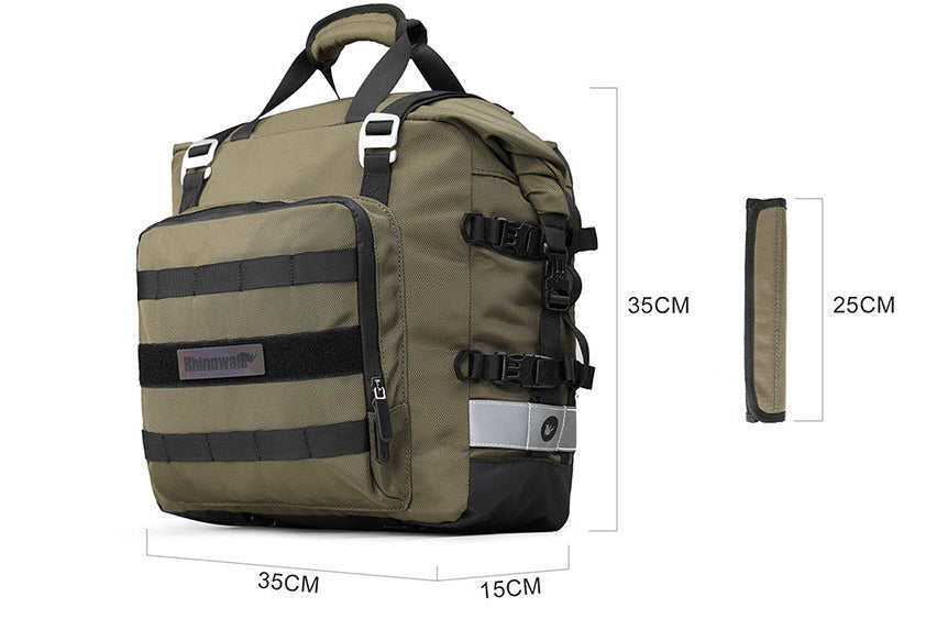 Sac latéral de moto à libération rapide de 20L