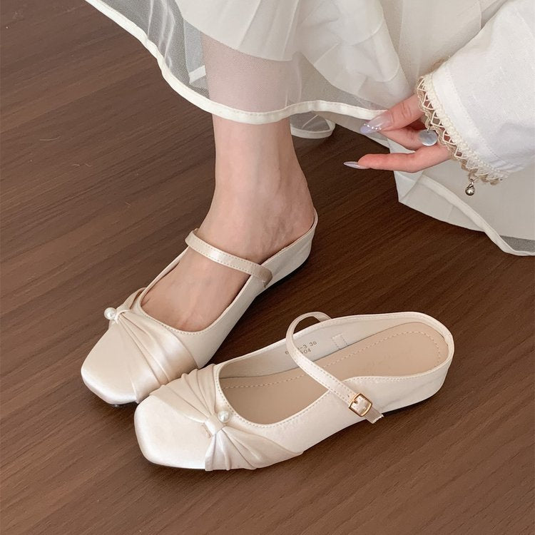 Femmes Style de fée française Mule Flats