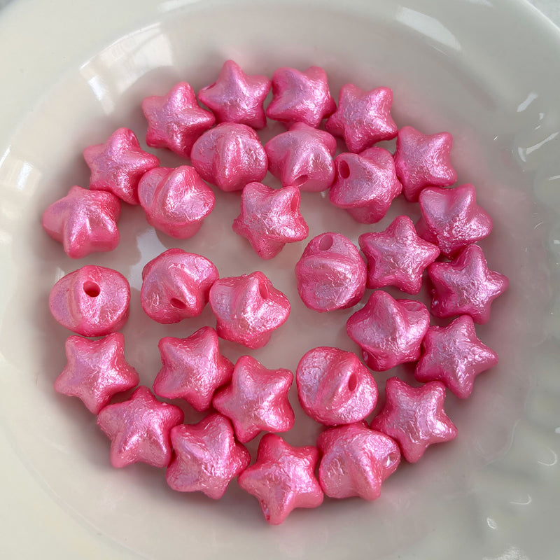 Perles en soie perles acryliques en forme de perles avec trou droit