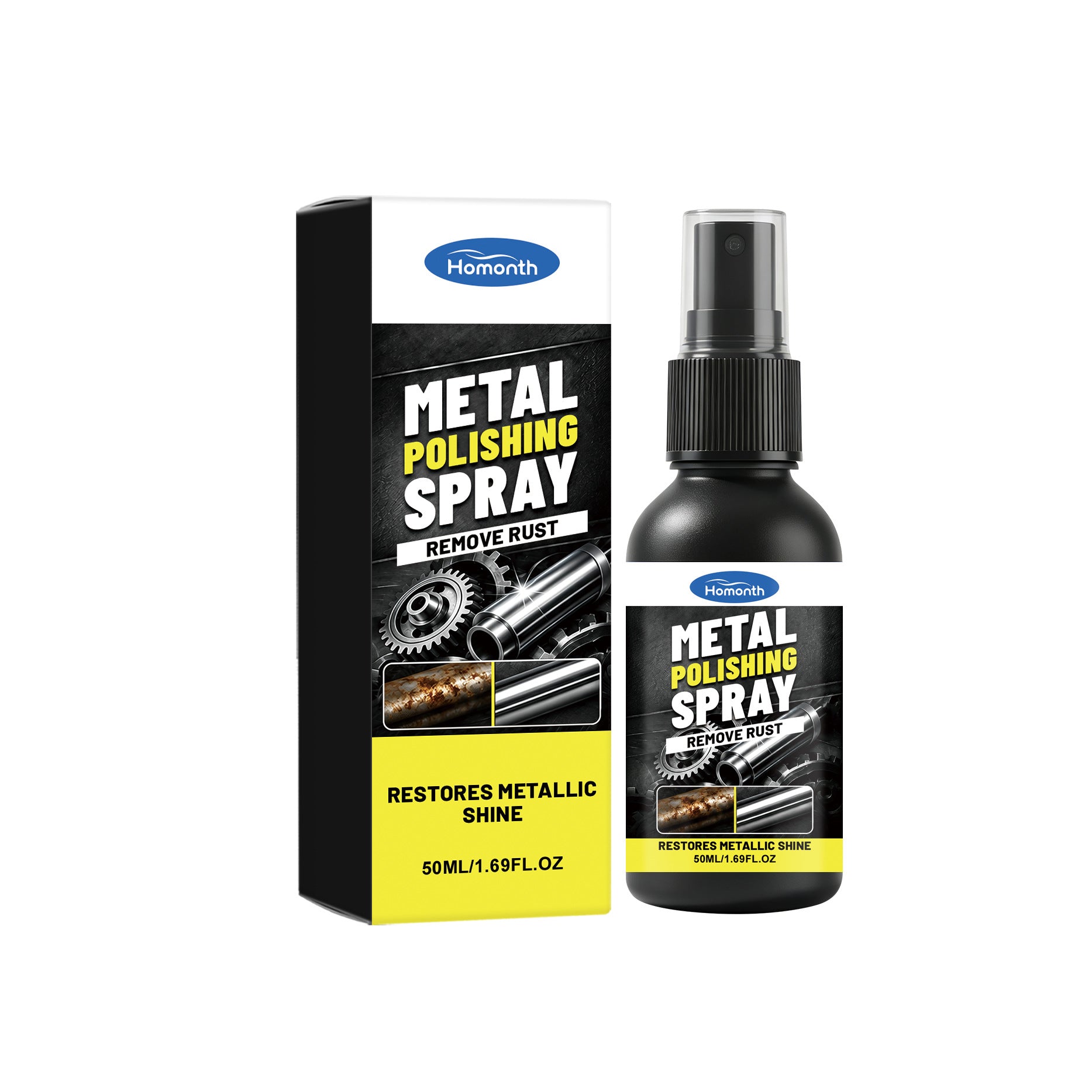 HOMONTH Rust Enlèvement et nettoyage Spray Enlèvement quotidien Rust