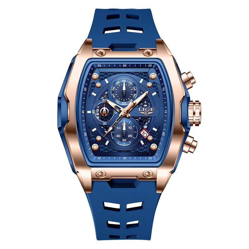 Fashion Casual Exercise Montre Quartz Homme