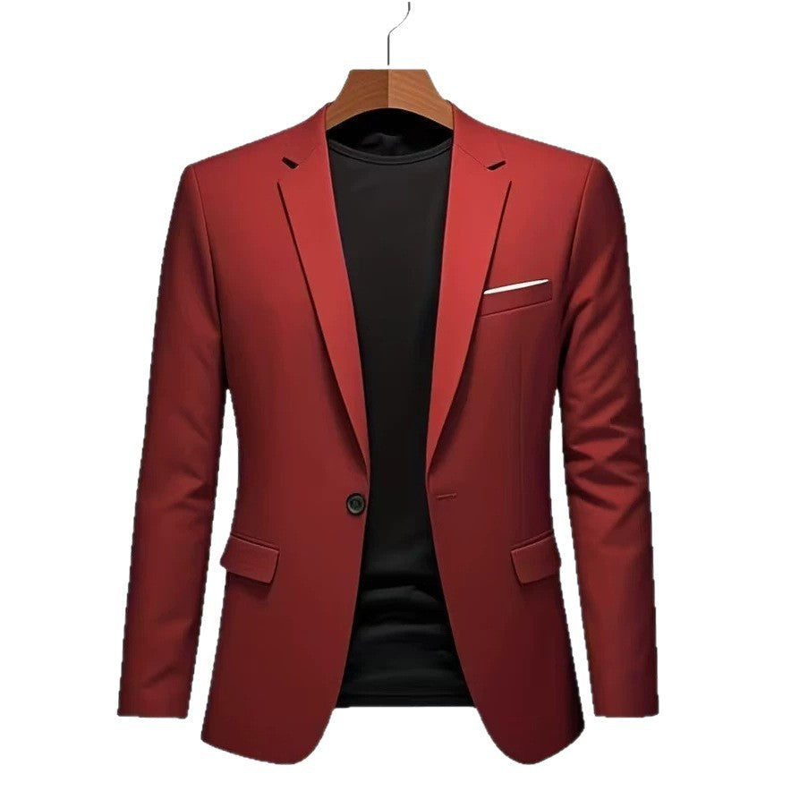 Hommes Business-Casual costume formel style coréen