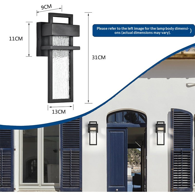 Modern Minimalist Outdoor LED lampe murale imperméable Balcon