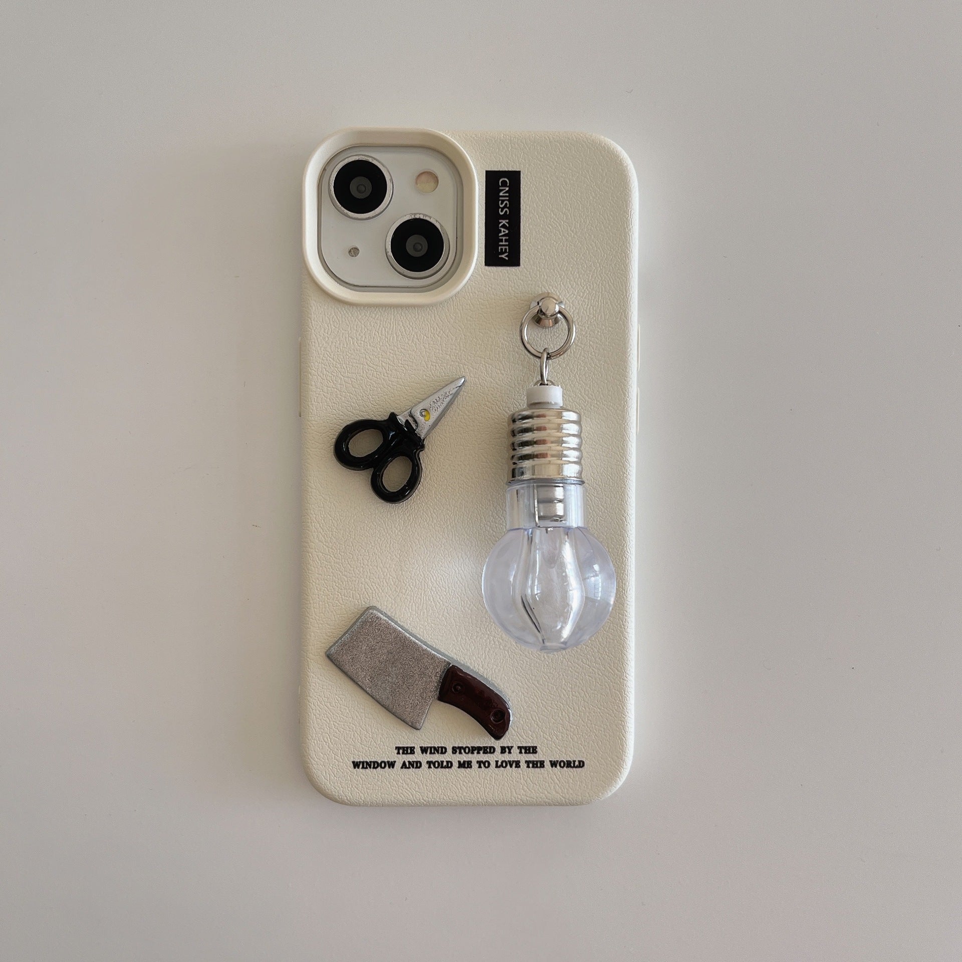 Trendy Cool et Cas de téléphone en argent créatif avec un style unique