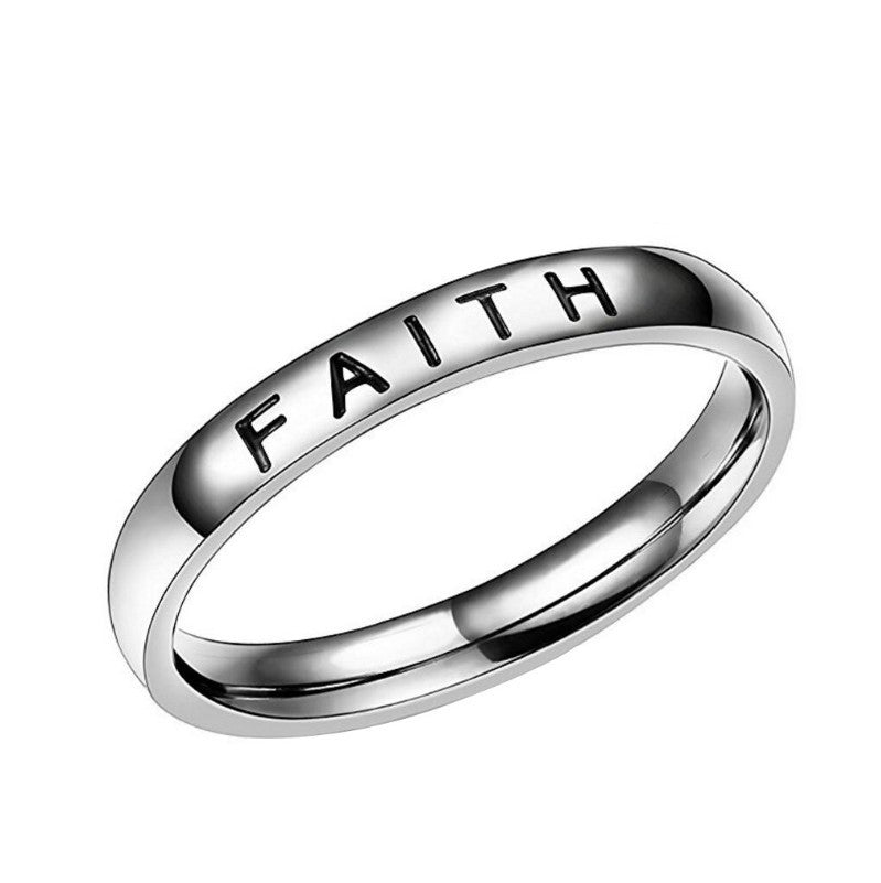 Hommes et femmes Élégante bague inspiratrice minimaliste