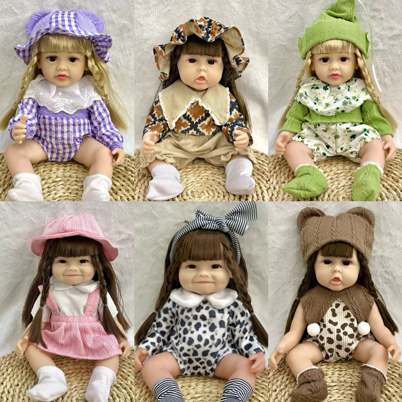 En stock 30 Cm réel jouet de poupée bébé fille