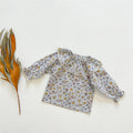 Chemise Lapel Japonaise et Coréenne Sweet Long-Sleeved Autumn Girl Petite Blouse Florale