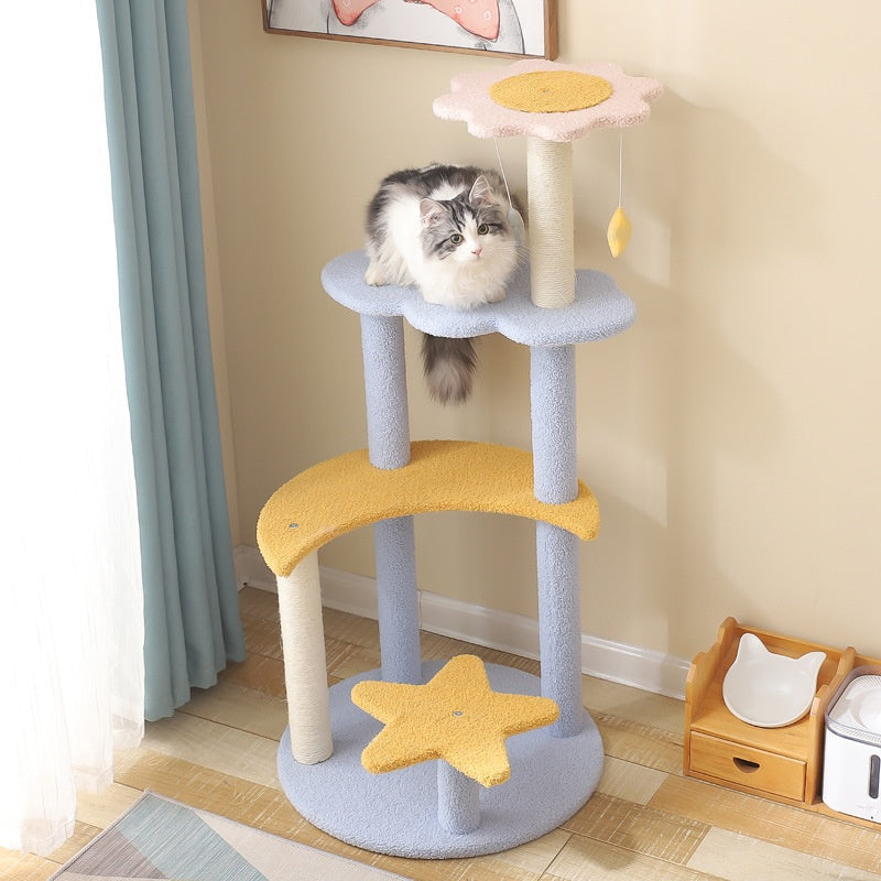 Cadre d'escalade de chat Sisal Petit lit de poste de scratching