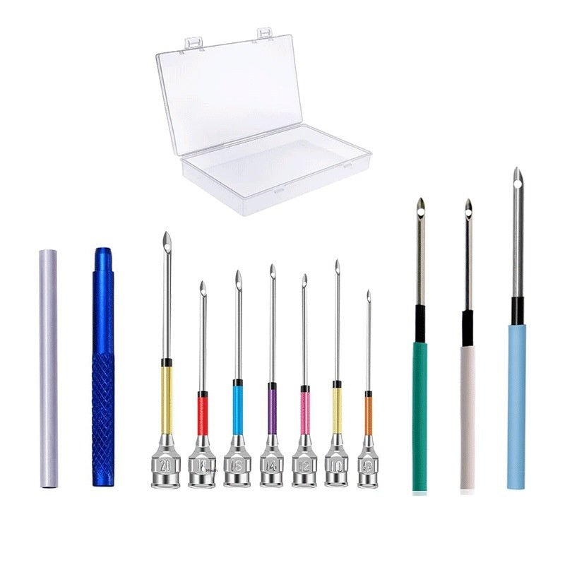 Ensemble d'aiguilles de poinçonnage tout modèle avec têtes facilement remplaçables
