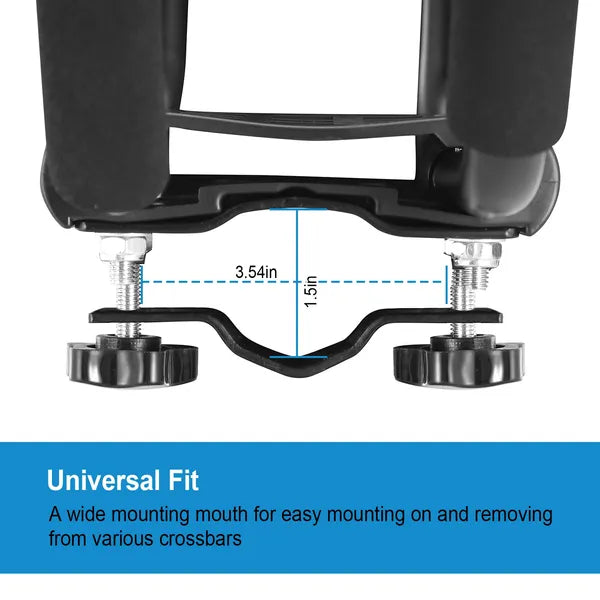 1 paire Universal J-Bar Kayak Carrier 220LBS Voiture de canot lourd de chargement Top Mount Carrier Ro