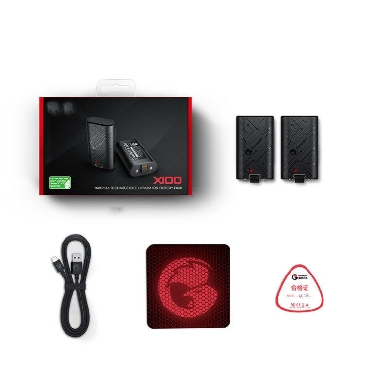 Galaxy Chick X100Xbox Contrôleur Batterie Lithium Pack en deux pièces