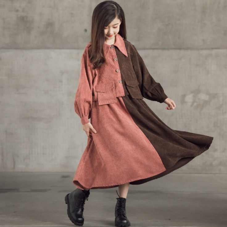 Robe de mode Deux pièces Tendance de l'enfant parent