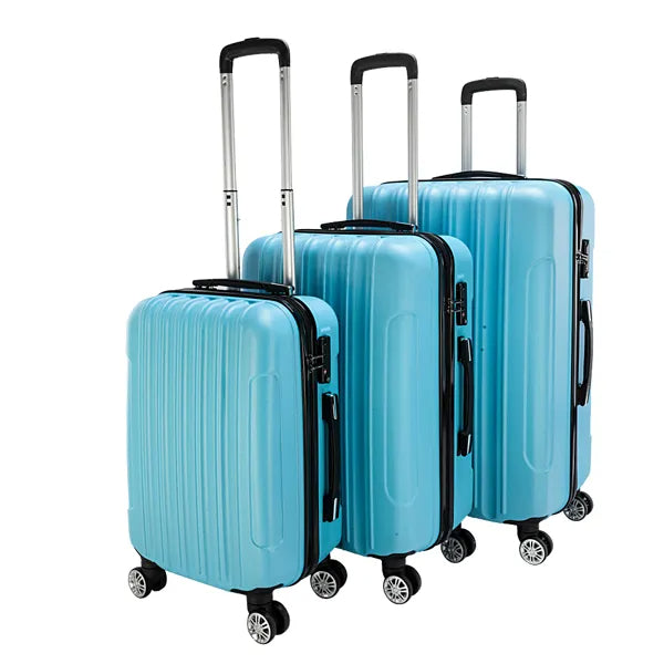 3-in-1 Multifunctional Large Storage Blue Suitcase
