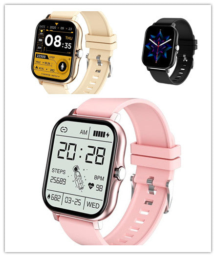 Y13 Smart Watch Pedomètre Surveillance de la fréquence cardiaque Appel compatible Bluetooth