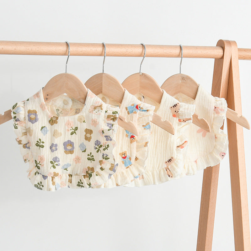 Bébé Muslin Bibs Adorable Animal Bandana Drool Bibs Pour Garçons et Filles Ultra Soft & Absorben