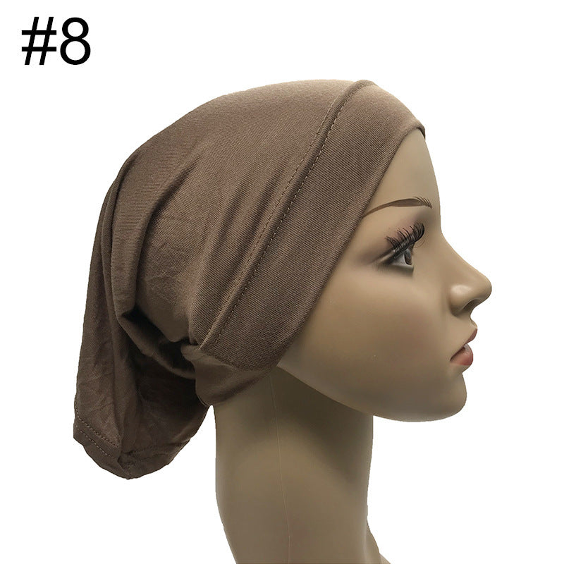 Chapeau tubulaire modulaire de base en couleur unie