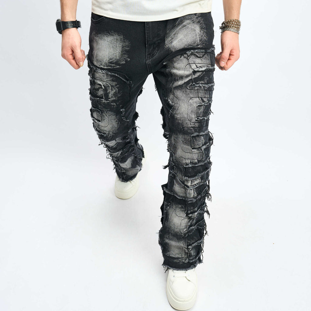 Pantalons de pantalons à balançoire fashionnable pour homme Hip-Hop High Street pour homme Jeans