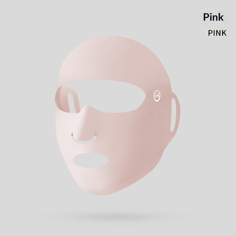 Masque de vélo à nez ouvert respirant pour femmes avec protection solaire