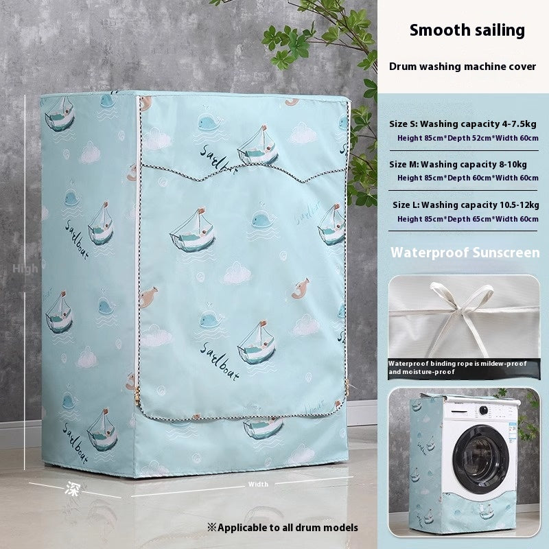 Rouleau Laver la machine Couverture imperméable Couverture solaire Couverture de poussière Protection UV