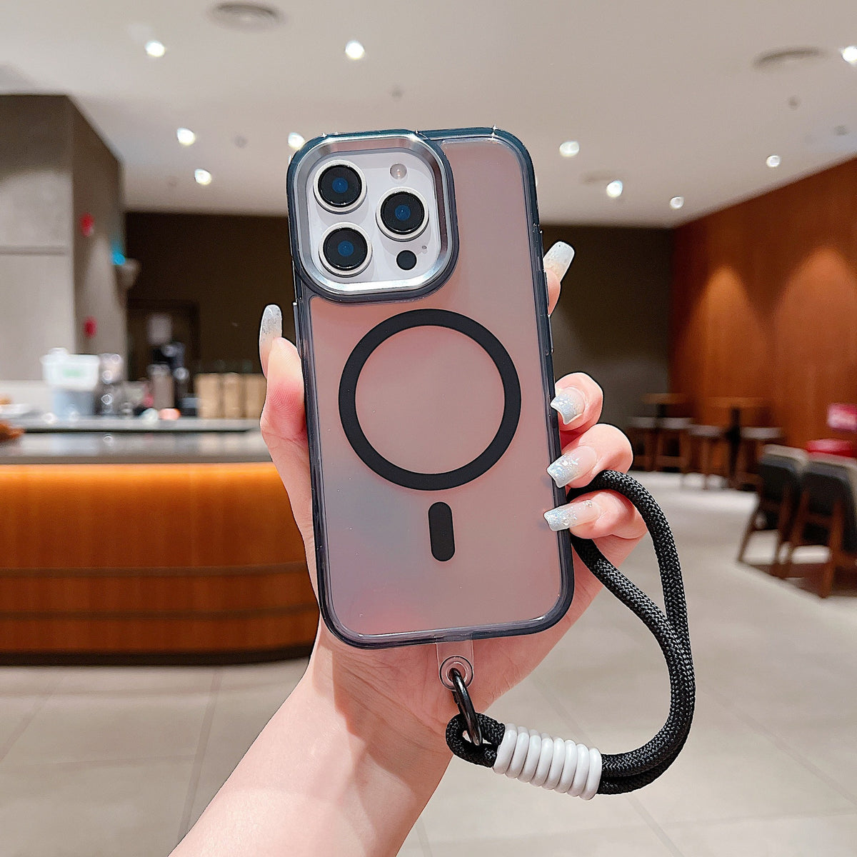 Étui de téléphone Chameleon Ombre Léger Tout inclus résistant à la chute transparent