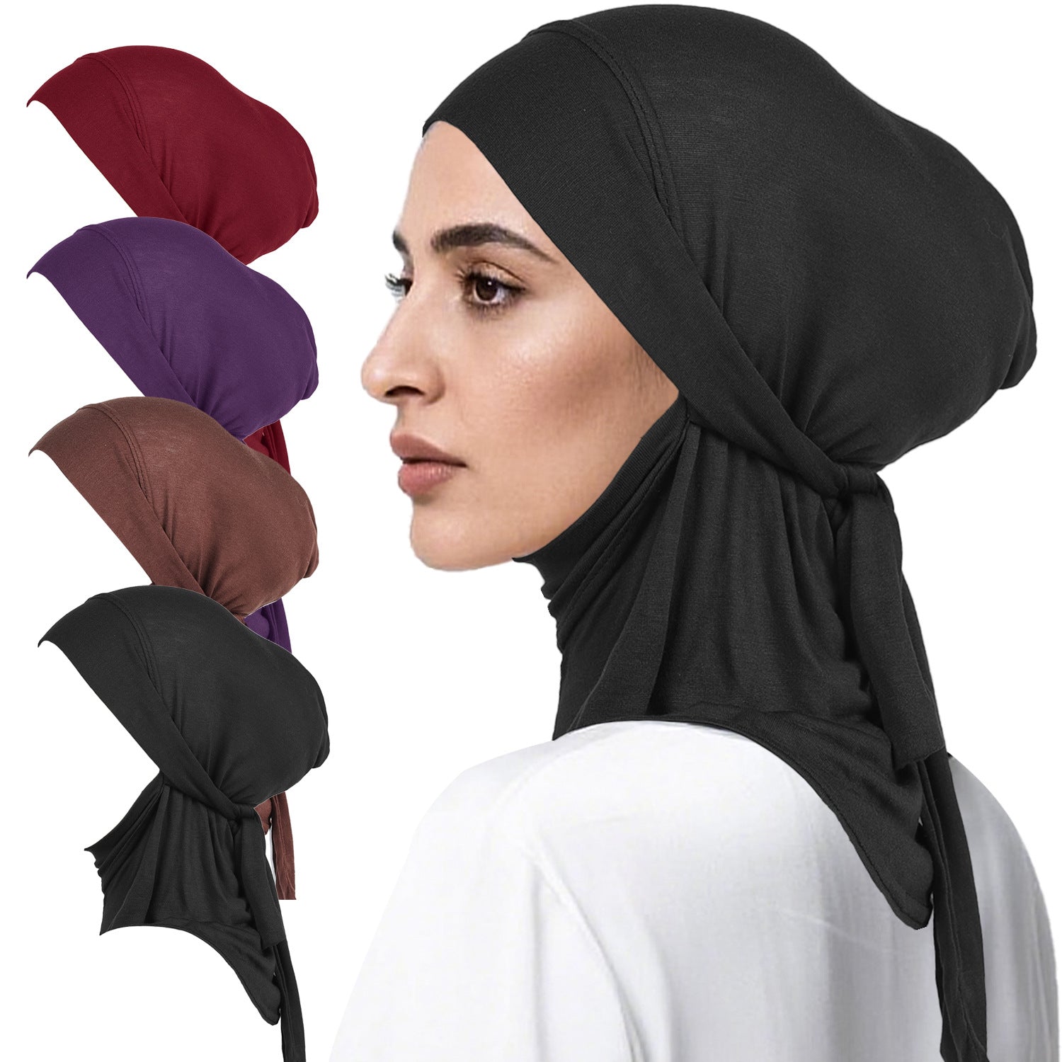 Tête en polyester brodée à la main pour femmes