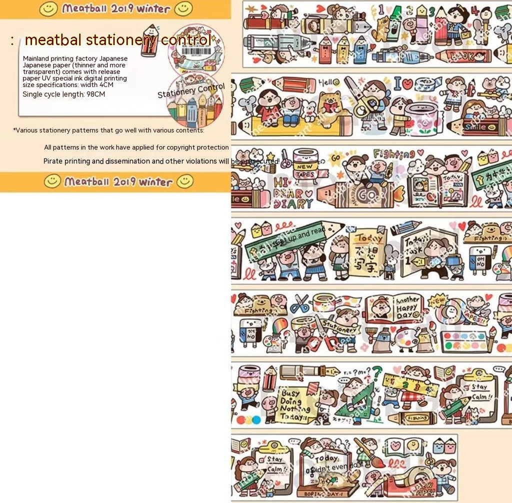 Bande hémorroïde Emballages Stickers Cartoon Cute Caractère
