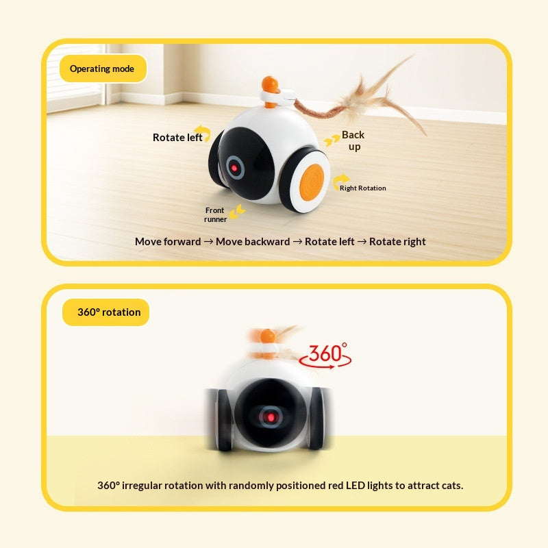 Smart Cat Toy Space Magic Wheel - Automatic Interactive Ball
