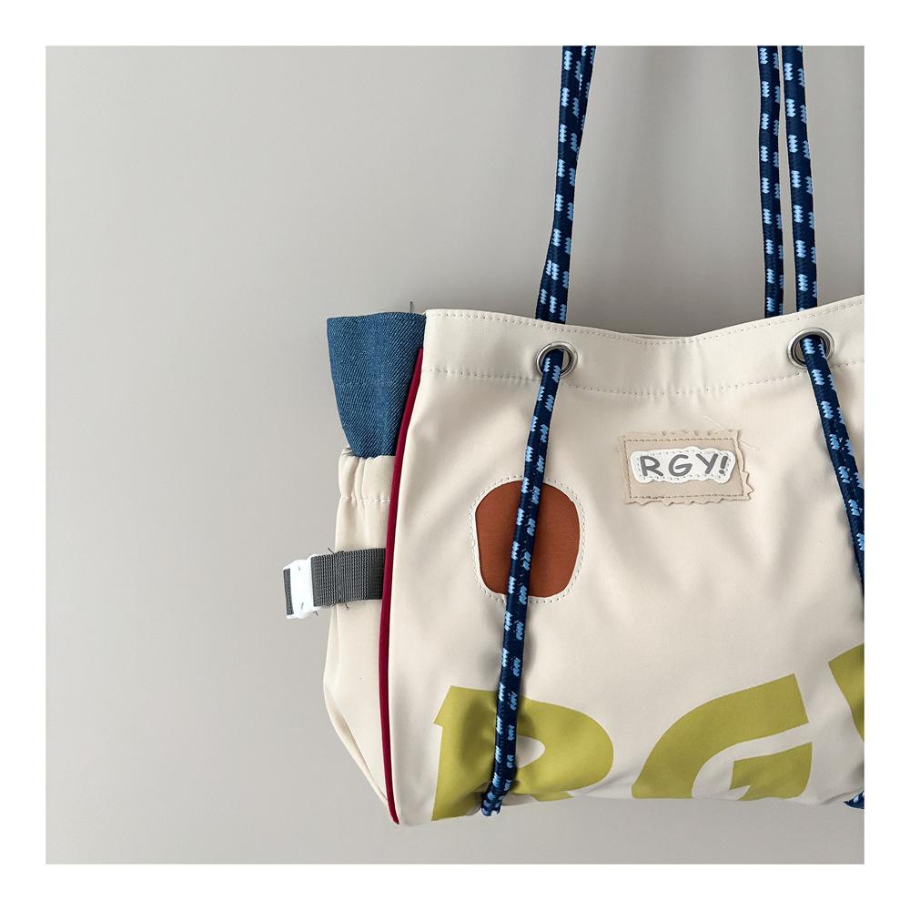 Les enfants de style japonais Sac à épaule simple Grande capacité