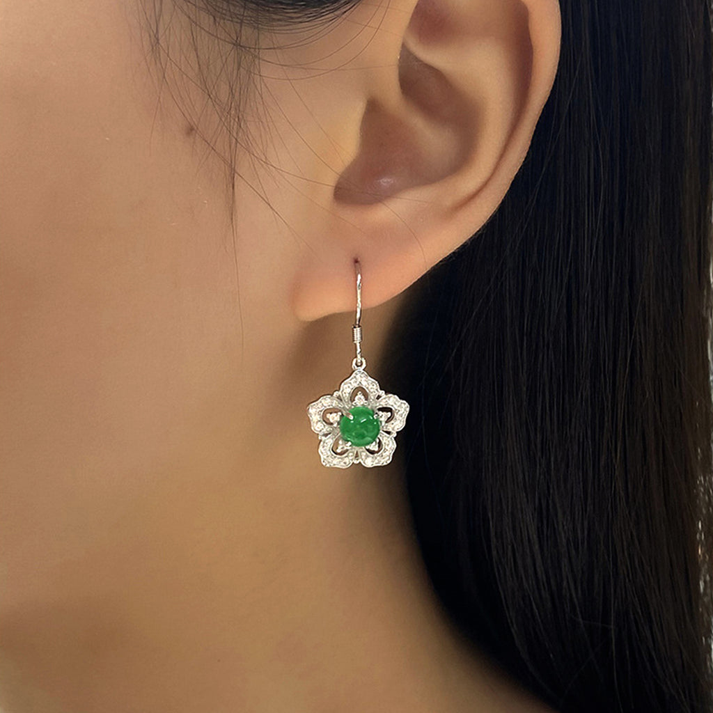 S925 Boucles d'oreilles d'angle en argent sterling