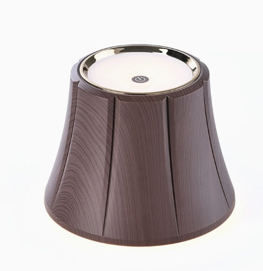 Lampe de décoration de bouteille de vin avec minceur Faux Wood Grain large Bouchon de bouteille Rechargeabl