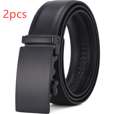 Ceinture de cowhide à boucle automatique pour hommes