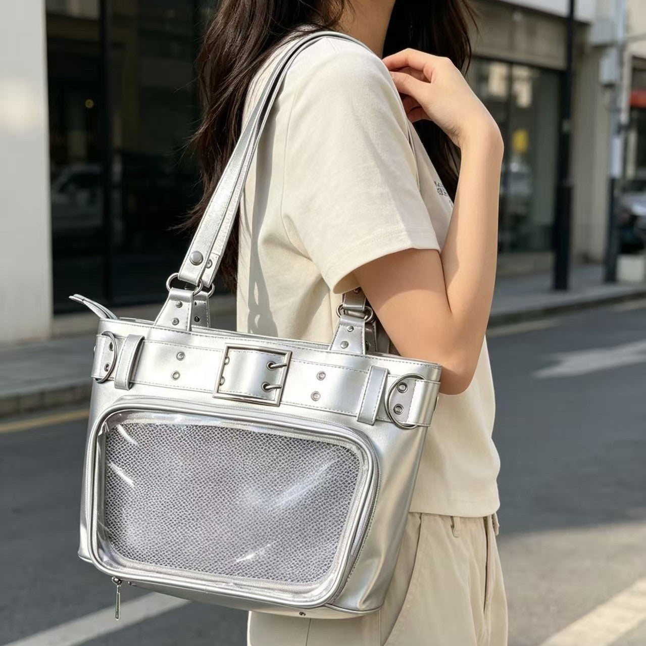 Bricolage Sac à épaule de grande capacité