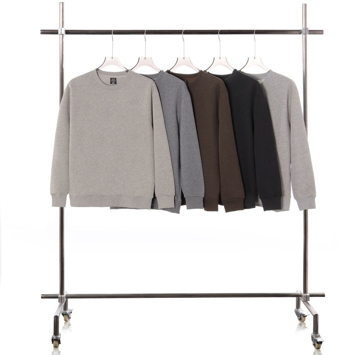 Hommes Hoodie à manches longues poids lourd