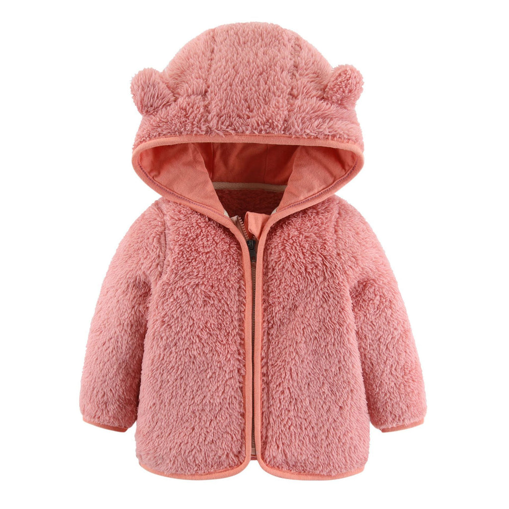 En peluche longue manches pour enfants Top Zipper Thermal