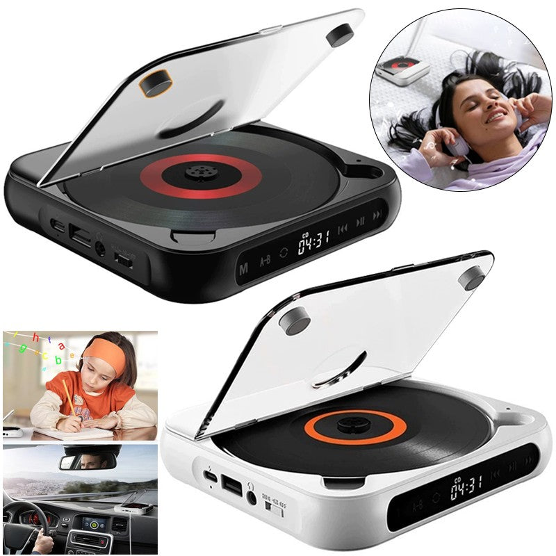 Lecteur CD rechargeable avec lecteur Cd personnel portable Bluetooth pour voiture
