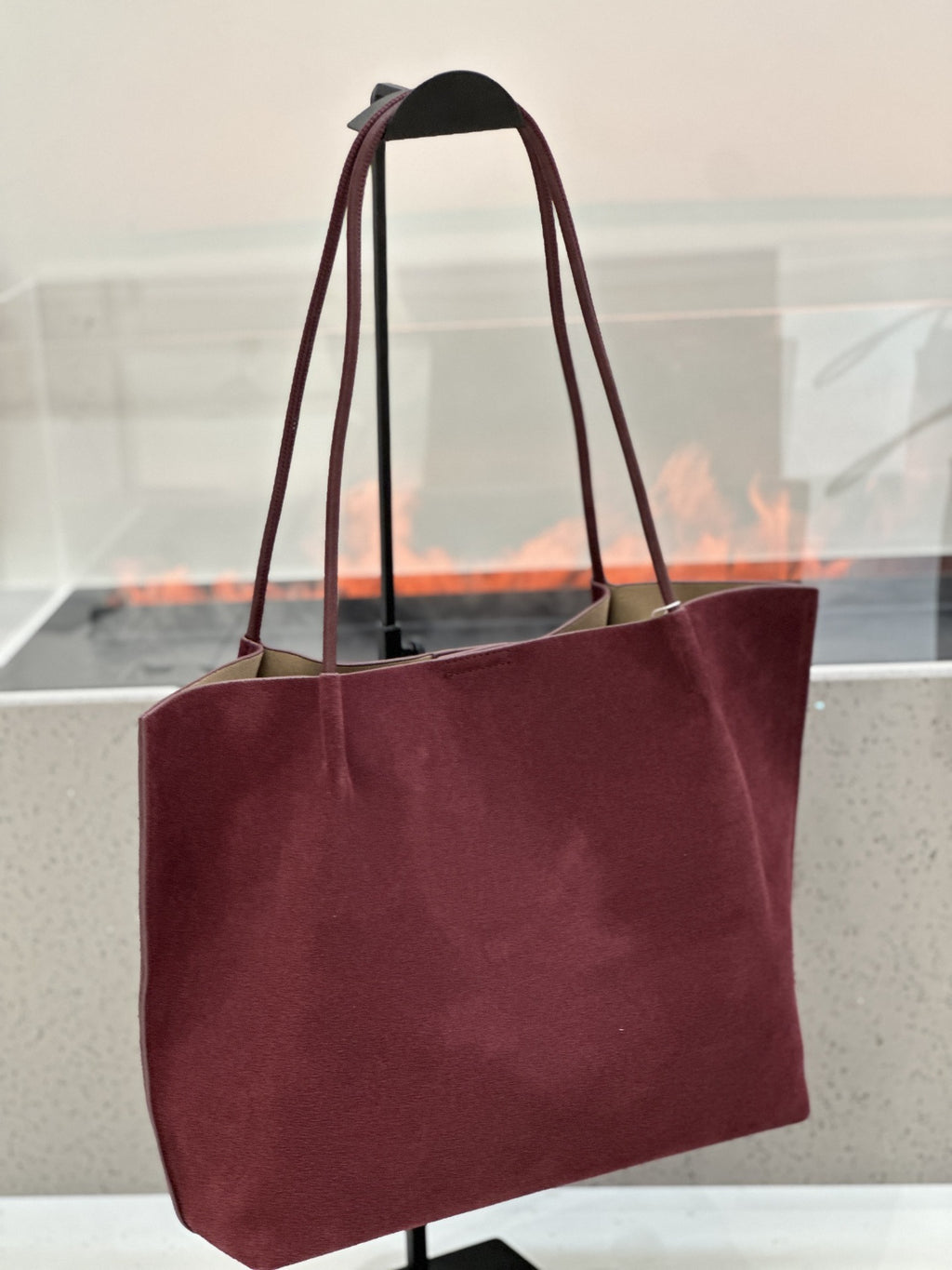 Sac en cuir mat minimaliste d'automne-hiver personnalisé