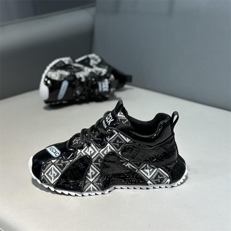 Mode Jeunes Broderie Pitching Épaisseur Bottom Léger Hommes Chaussures