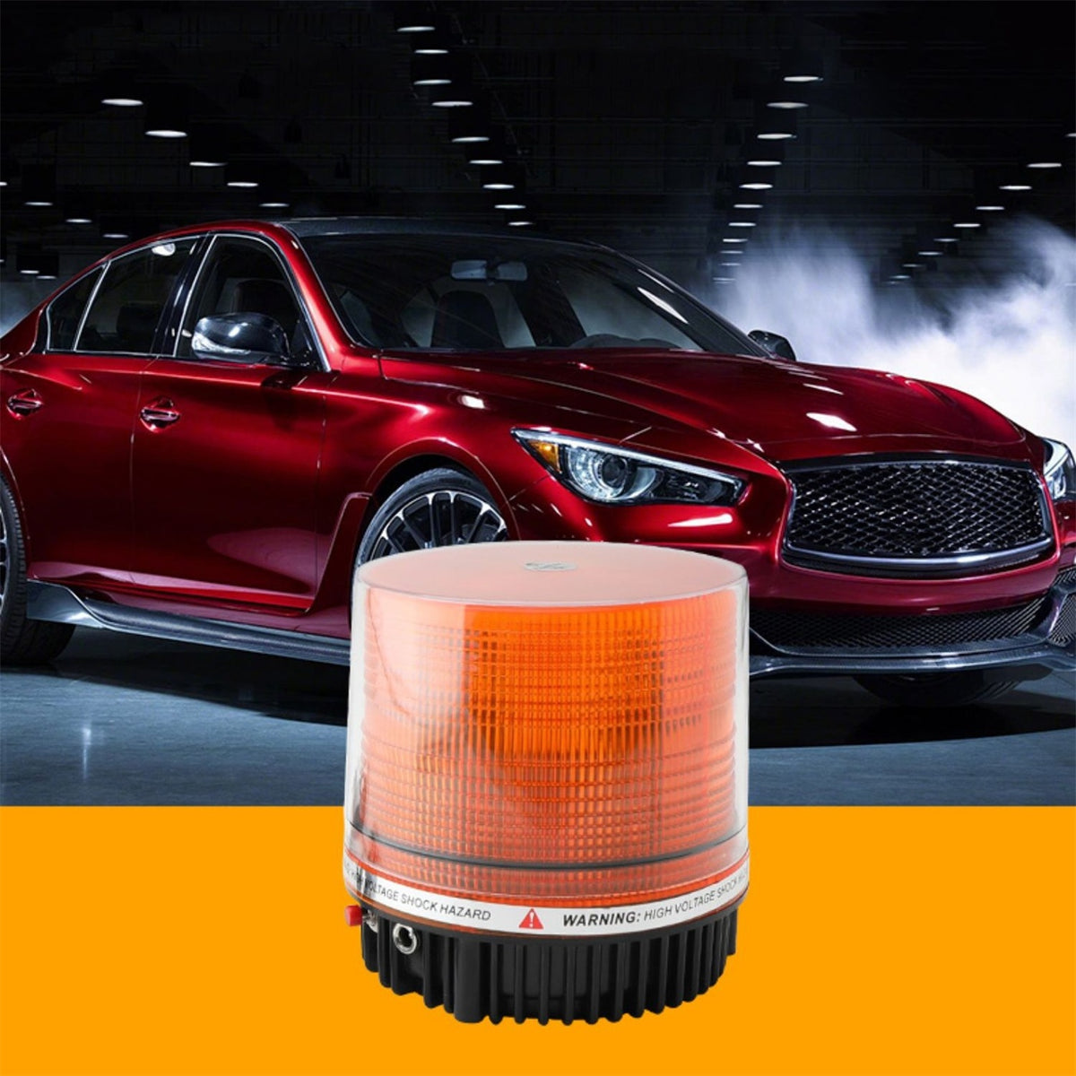 Flashs d'avertissement rechargeables pour automobile