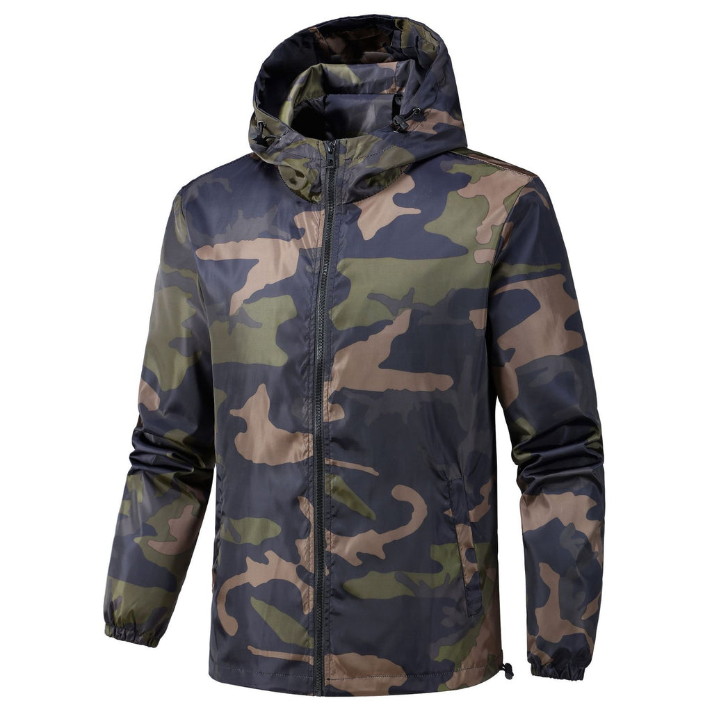 Veste à capuche à la mode avec poches de patch sur les coutures latérales