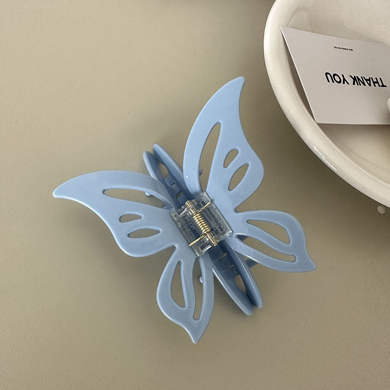 Épingle à cheveux à acétate de papillon creux
