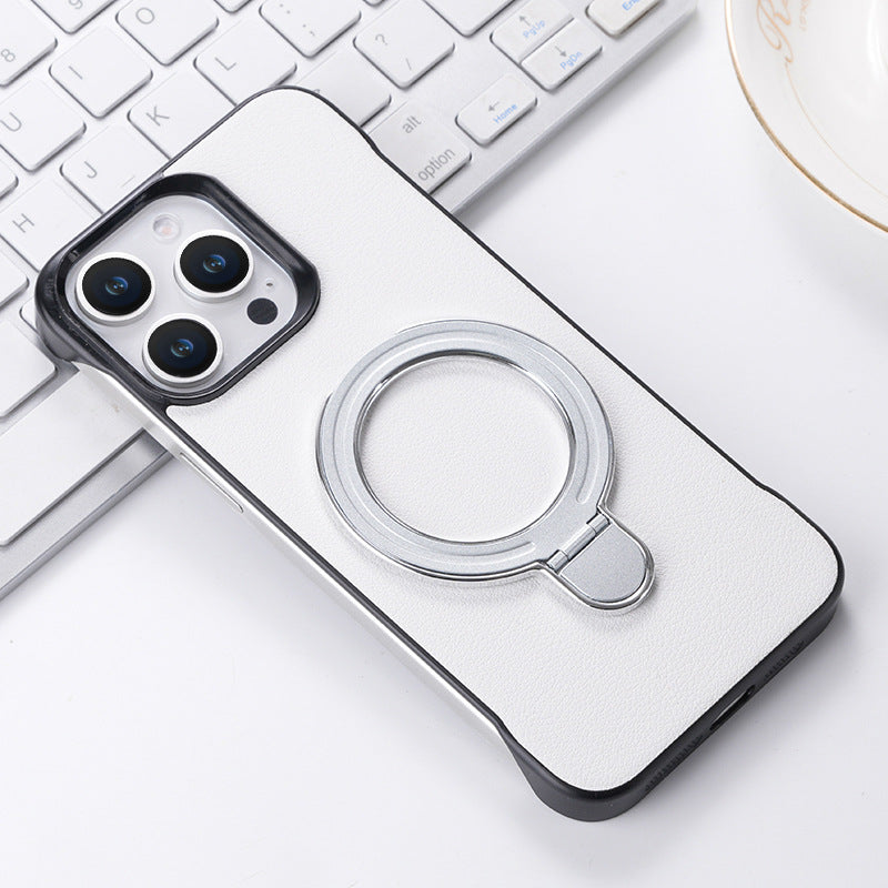 Couverture de protection sans cadre de boîtier de téléphone magnétique