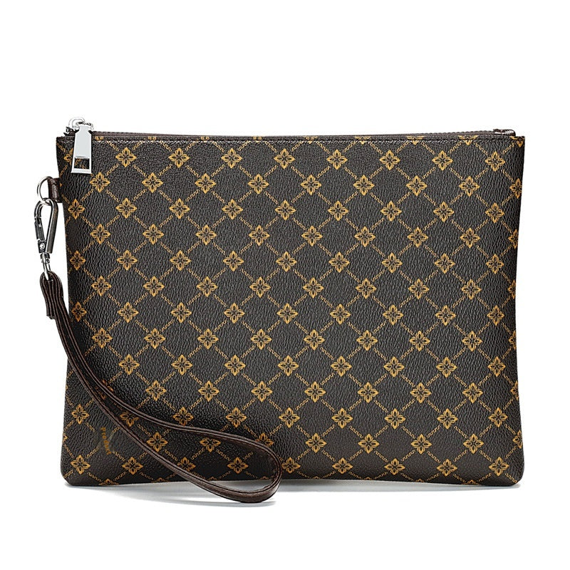 Pack enveloppe d'embrayage pour hommes Casual Gingham Check