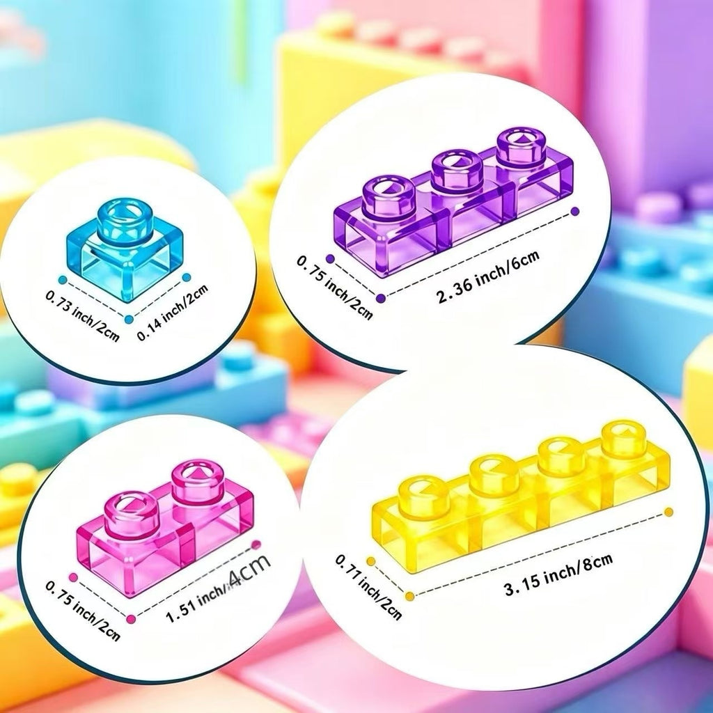 Jeu Jelly Block Stress-relief Blocks pour adultes transparents